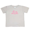 Just As Soon As My Legs Can Reach The Pegs (pink print) - Toddler T-Shirt